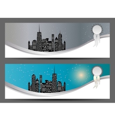 Template for smart phone and mobile phone banner vector image