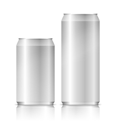Aluminium cans vector image