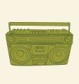 Ghetto-blaster vector image