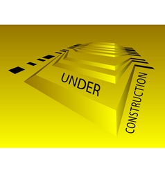 Under construction background vector image