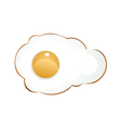 Fried egg vector image