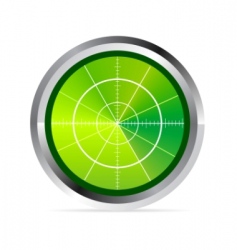 Oscilloscope monitor vector image