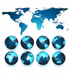 World map vector image