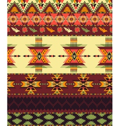 Aztec seamless pattern vector image