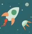 Retro cosmo vector image