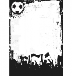 Soccer background vector image