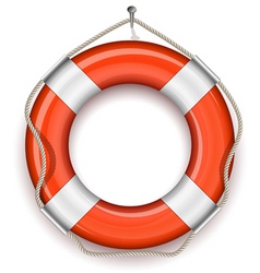 Life belt vector image