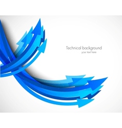 Background with arrows vector image