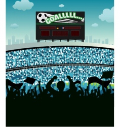 Soccer stadium vector image