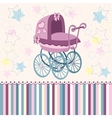 Baby pram vector image