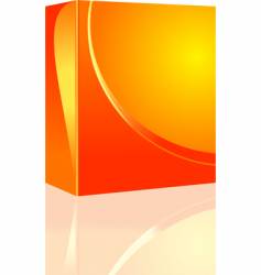 Software box design vector image