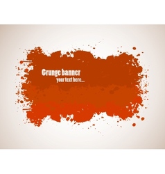 Abstract gunge banner vector image