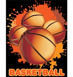 Basketball vector image