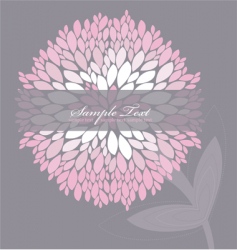Floral peony background vector image