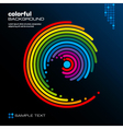 Abstract colorful background vector image