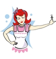 Vintage mom vector image