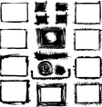 Set of grunge frames vector image