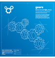 Gears background vector image