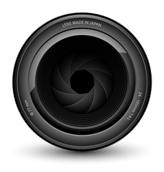 Lens vector image