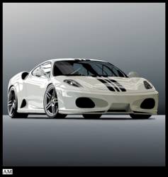 Ferrari vector image