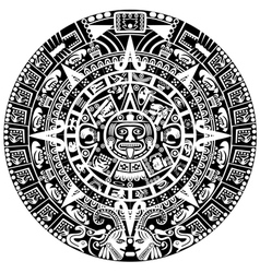 Mayan calendar vector image