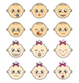 Facebaby Facebaby vector image