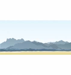 Mountains vector image