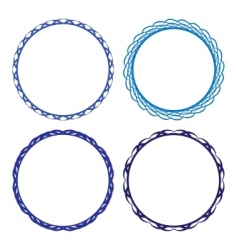 Set of frames vector image
