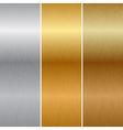 Metal textures vector image