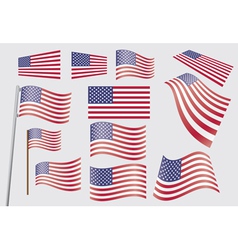 United States flag vector image
