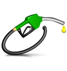 Gasoline fuel nozzle vector image