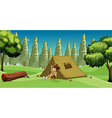 A Girl Scout vector image