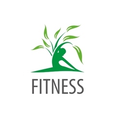 Logo fitness vector image