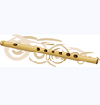 Flute vector image