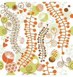 Floral background vector image