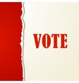 Vote vector image