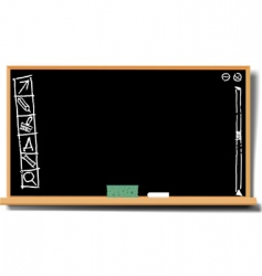 Blackboard vector image