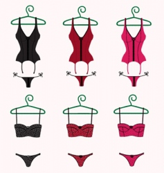 Lingerie vector image