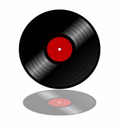 Vinyl record vector image