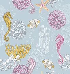 Underwater abstract background vector image
