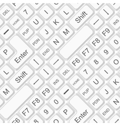 Seamless keyboard pattern vector image