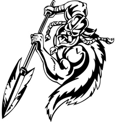 Nordic viking - Vinyl-ready vector image