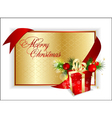 Christmas card vector image