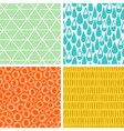 Doodle abstract patterns part 2 vector image