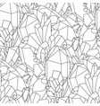 Cute graphic crystal pattern vector image