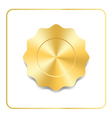 Seal award gold icon Seal award gold icon vector image