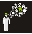 Builder vector image