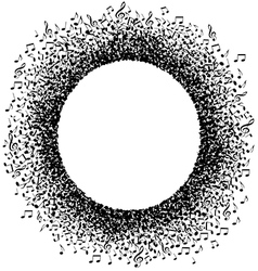 Note Circle vector image