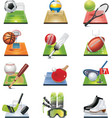 Vector sport icon set vector image