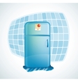 Cartoon - refrigerator vector image